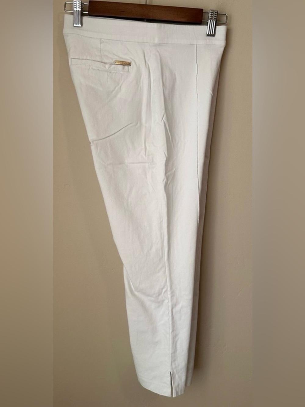 MICHAEL Michael Kors Women’s White Euro Summer Cropped Pull On Pants - Size 2